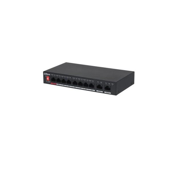 Comprar DAHUA 1362047 (DH-PFS3010-8ET-96-V2) DAHUA SWITCH HI-POE 2.0 8 PUERTOS + 2 UPLINK RJ45 1.0.01.20.10619