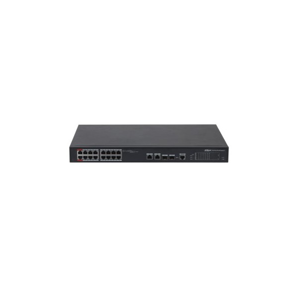 Comprar DAHUA 1362043 (DH-PFS4218-16ET-240-V3) DAHUA SWITCH L2 HI-POE GESTIONABLE 16 PUERTOS 10/100 + 2 COMBO GIGABIT/SFP UPLINK