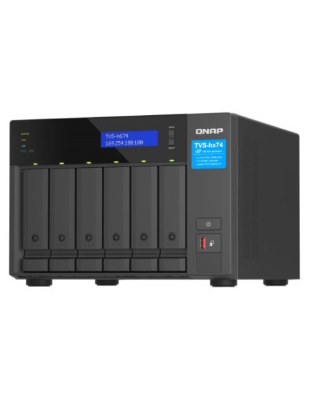 Comprar QNAP 1361569 QNAP TVS-H674 NAS Torre Ethernet Negro i5-12400 TVS-H674-I5-32G
