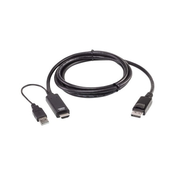 Comprar ATEN 1361145 ATEN CONVERSOR HDMI A DP DISPLAY PORT TRUE 4K 1.8M (2L-7D02HDP) 2L-7D02HDP