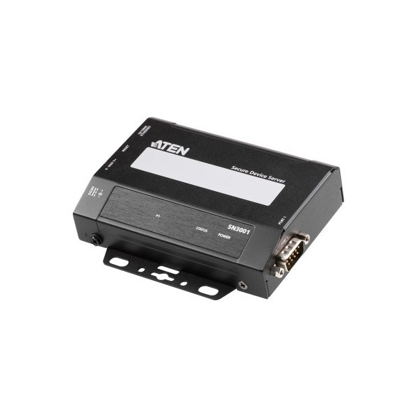 Aten 1361097 SN3001-AX-G AXEN 1-Port RS-232 Secure Dispositivo Servidor sobre a transmissão Ethernet (SN3001-AX-G)