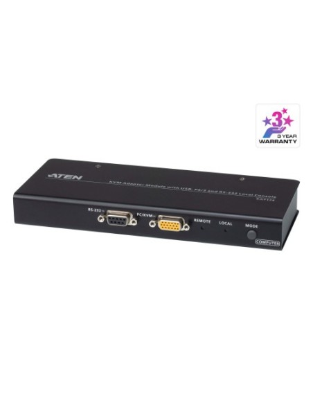 Módulo de adaptador ATEN 1361087 KA7174-AX-G AXEN KVM com USB, PS / 2 e Console local RS-232