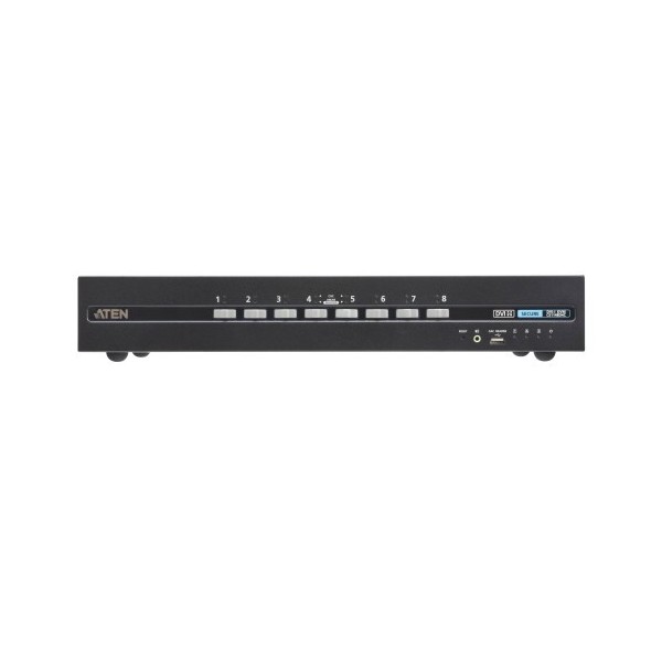 Comprar ATEN 1361075 ATEN Switch KVM de seguridad avanzada DVI dual display USB de 8 puertos con CAC (compatible con PSD PP v4.0