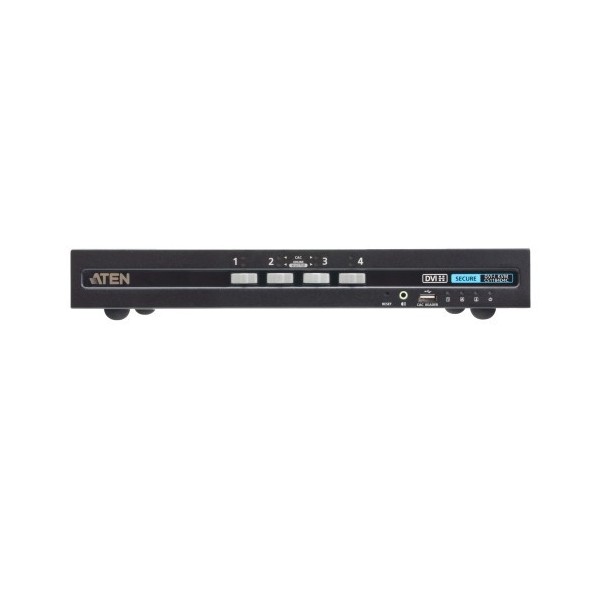 Comprar ATEN 1361060 ATEN Switch KVM de seguridad avanzada DVI USB de 4 puertos con CAC (compatible con PSD PP v4.0) CS1184D4C-A