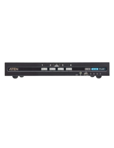 Comprar ATEN 1361060 ATEN Switch KVM de seguridad avanzada DVI USB de 4 puertos con CAC (compatible con PSD PP v4.0) CS1184D4C-A