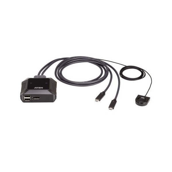 Comprar ATEN 1361055 ATEN 2-PORT USB-C 4K DISPLAYPORT KVM SWITCH (US3312-AT) (CP20) US3312-AT