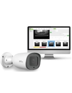 ZKTECO 1360260 IPC-AI-BL-852Q38A-LP Bullet Bullet IPCamera com LPR, 2MP, 512MB, Slot SD (P / N: IPC-A