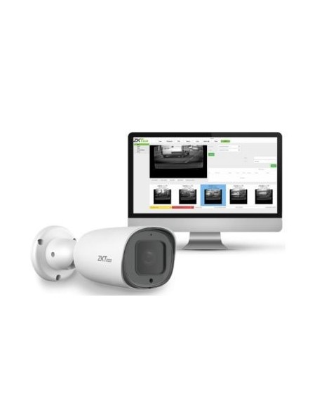 ZKTECO 1360260 IPC-AI-BL-852Q38A-LP Bullet Bullet IPCamera com LPR, 2MP, 512MB, Slot SD (P / N: IPC-A