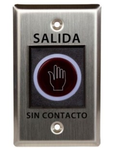 Zkteco 1360255 Acc-Eco-Push-Eb2 Botão de saída (P / N: Acc-Eco-Push-EB2)