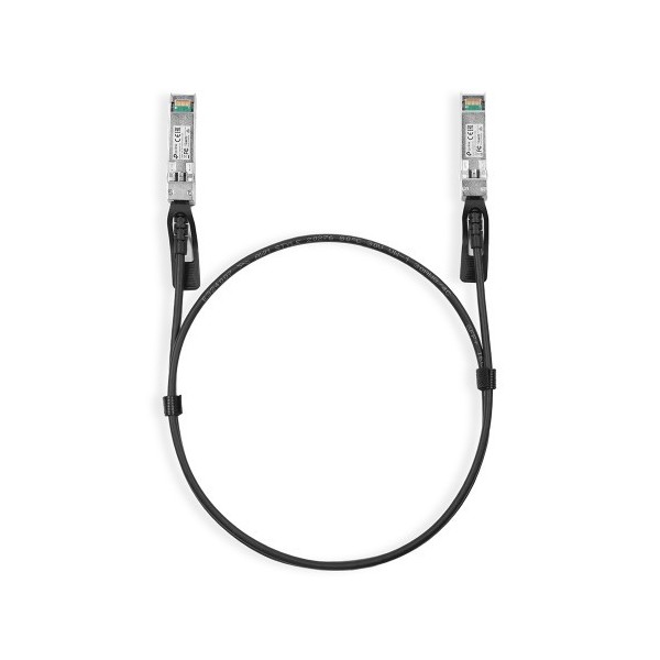 TP-Link 1359167 TL-SM5220-1M TP-Link TL-SM5220-1M Cabo de fibra Optica SFP + DAC Black