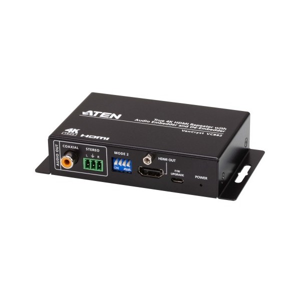 Comprar ATEN 1358832 ATEN Repetidor HDMI True 4K con incrustador y desincrustador de audio VC882-AT-G
