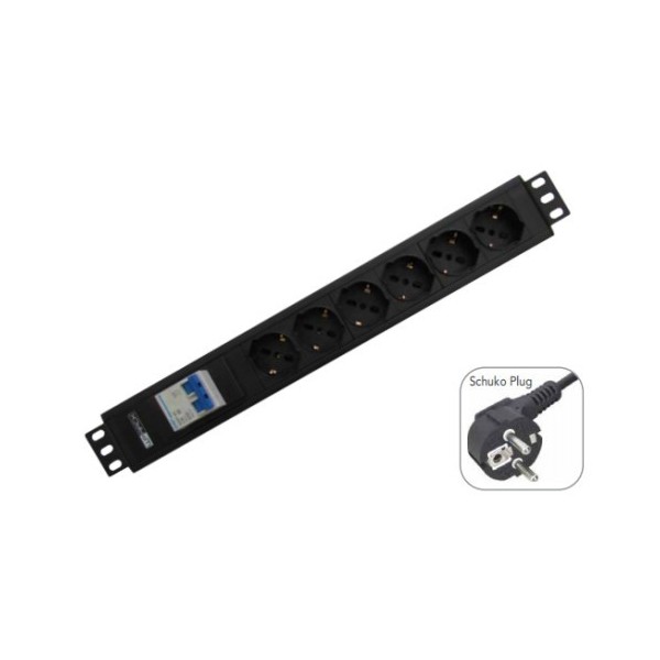 Comprar WP 52316 WP WPN-PDU-G02-12 base múltiple 2 m 12 salidas AC Negro WPN-PDU-G02-12