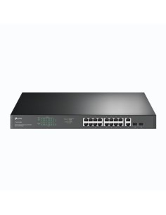 TP-link 1351293 TL-SG1218MP TP-Link TL-SG1218MP Switch Gigabit Ethernet (10/100/1000) Energia no Ethernet (PoE) Preto