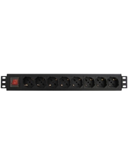 WP 52314 WPN-PDU-G01-08 WP WPN-PDU-G01-08 Unidade de Distribuição de Energia (PDU) 1.5U Preto 8 Saídas AC
