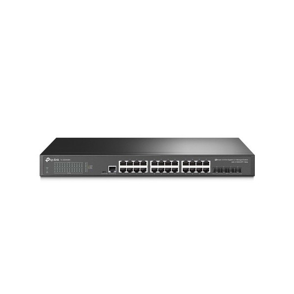 TP-Link 1349811 SG3428X TP-Link Switch Gerenciado Jetstream ™ 24 Portas Gigabit L2 + 4 Slots 10GE SFP, ímpar