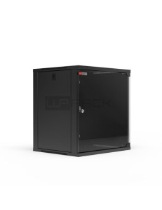 WP 52263 WPN-RWA-12604-B WP WPN-RWA-12604-B Rack de guarda-roupa 12U quadro de parede preto
