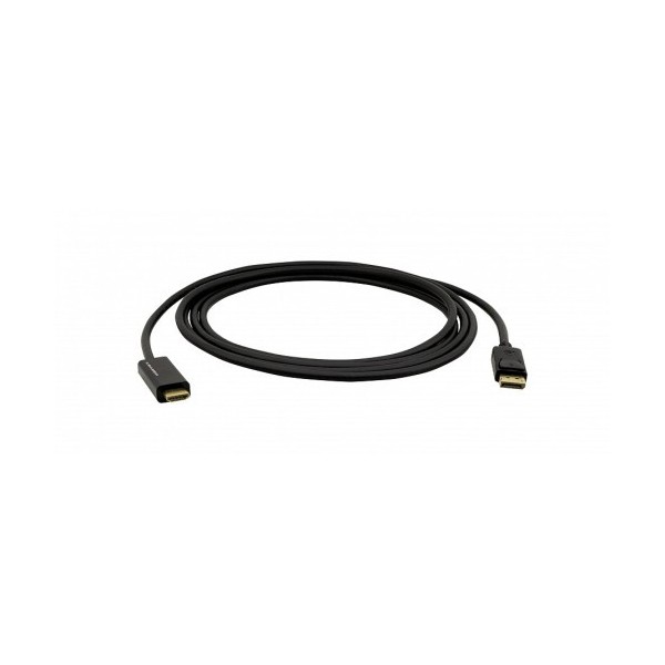 Kramer 1334528 97-0611006 Kramer Electronics C-DPM / HM / UHD-6 1,8 M Adaptador de cabo de vídeo preto HDMI