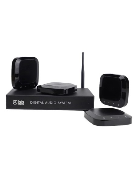 LAIA 1348836 TPQ22 LAIA BONITO (TPQ22) T-POD Quad 22, Sistema de áudio USB com 4 microfones WiFi de desktop. Funções avançadas