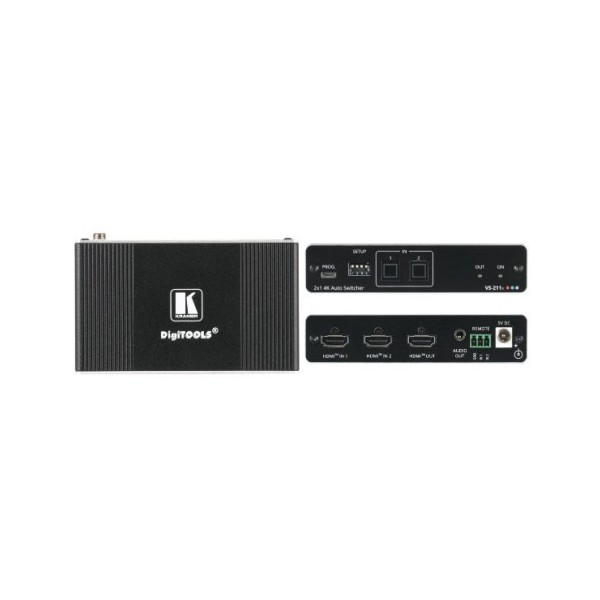 Comprar KRAMER 1345097 KRAMER AVSM 2X1 4K HDR HDMI AUTO SWITCHER - VS-211X (20-80549090) 20-80549090