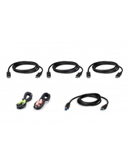 Aten 1344762 2L-7D02UDPX6 ATEN Cable Kit para KVM Safe DisplayPort Triple USB Display 1,8 m (2L-7D02UDPX6)