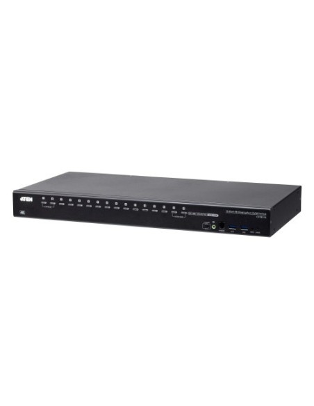 Aten 1344756 CS19216-ATEN ATEN Switch KVM USB 3.0 4K 16-Port DisplayPort