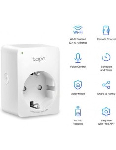 TP-link 1337677 Tapa P100 (2-Pacote) TP-link TapO P100 Plugue Smart Branco 2990 W