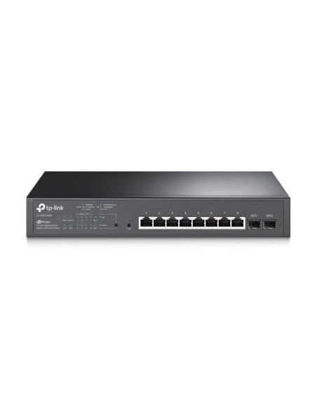 Comprar TP-LINK 1337680 TP-LINK TL-SG2210MP switch Gigabit Ethernet (10/100/1000) Negro Energía sobre Ethernet (PoE) SG2210MP