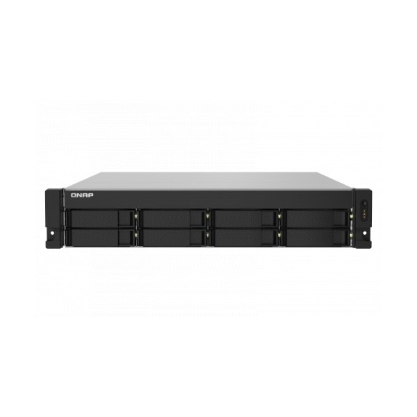 QNAP 1337029 TS-832PXU-RP-4G QNAP TS-832PXU-RP NAS Raster (2U) Ethernet Preto AL324