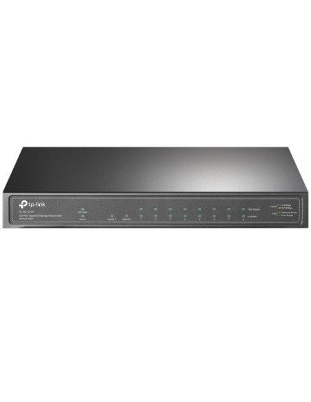 TP-Link 1335474 TL-SG1210P TP-Link TL-SG1210P Gigabit Ethernet (10/100/1000) Energia cinza sobre Ethernet (PoE)