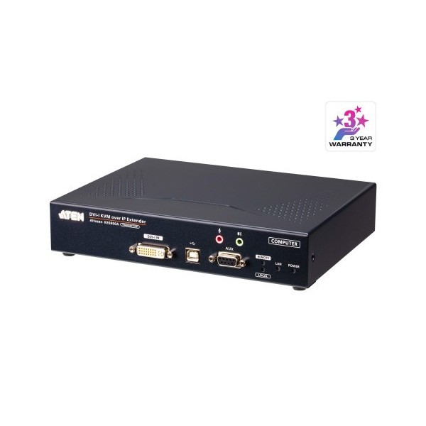 Comprar ATEN 1335272 ATEN Transmisor KVM por IP DVI-I single display USB KE6900AT-AX-G