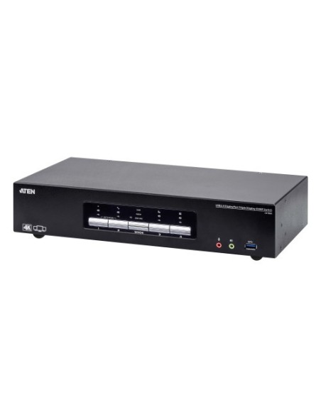 Aten 1335257 CS1964-ATEN ATEN Switch KVMP ™ DisplayPort 4K Exibição Triple USB 3.0 de 4 portas