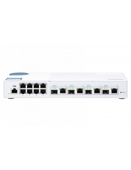Comprar QNAP 1335018 QNAP QSW-M408-4C switch Gestionado L2 Gigabit Ethernet (10/100/1000) Blanco QSW-M408-4C