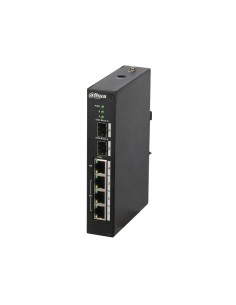 Comprar DAHUA DAHUA-3961-FO Switch PoE Dahua no gestionable Layer 2. 4 puertos PoE + 2 puertos 1000 Base-X. Capacidad de direcci
