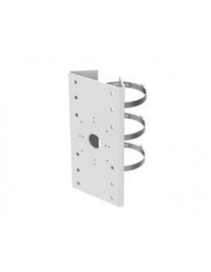 Hikvision Basic DS-1275ZJ-seu Hikbasic. Acessório de polo de aço inoxidável para câmeras de bala. Dimensões: 127 × 46 x 250 