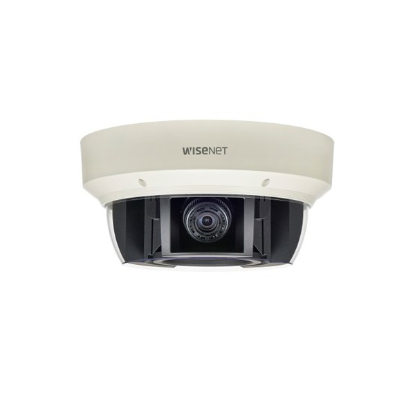Visão de Hanwha PNM-9081VQP Hanwha Vision. 20mpx iptical 20x iptic multi-sensor 360º câmera IP 3.6-9.4 mm IP66 / IK10 12VDC / HI
