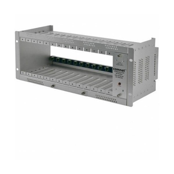 COMNET C1 / INT ComNet. Chassi em rack format 14 slots. Fonte incluída. Conector UE e do Reino Unido