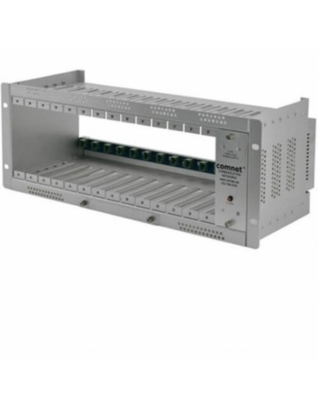 COMNET C1 / INT ComNet. Chassi em rack format 14 slots. Fonte incluída. Conector UE e do Reino Unido