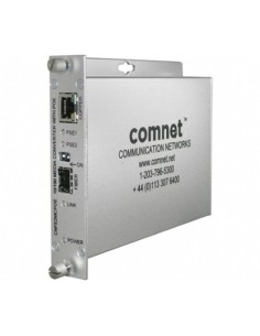 Acheter COMNET CNFE2MCPOE2 COMNET. Convertisseur de média PoE+ (30 W) avec port SFP. Cuivre et SFP 100 Mb/s.