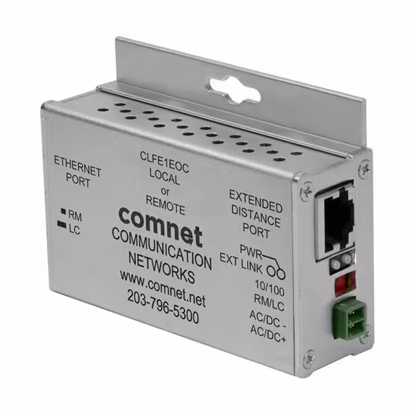 Kaufen COMNET CLFE1EOC COMNET. 1‑Kanal‑Ethernet‑über‑Koaxial‑Extender 10/100 Mbit/s Ethernet bis zu 1.500 Metern, Industrieausfü