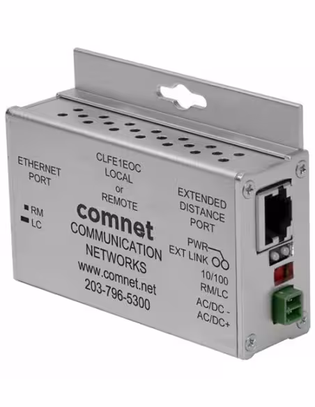 Kaufen COMNET CLFE1EOC COMNET. 1‑Kanal‑Ethernet‑über‑Koaxial‑Extender 10/100 Mbit/s Ethernet bis zu 1.500 Metern, Industrieausfü