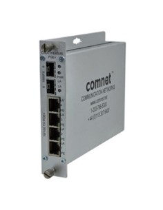 Acheter COMNET CNGE2FE4SMS COMNET. Commutateur industriel auto-géré à 4 ports 10/100 RJ-45 + 2 ports SFP Gigabit.