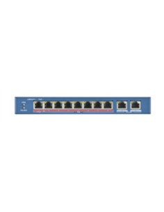 Acheter HIKVISION BASIC DS-3E0310HP-E HIKBASIC. Commutateur PoE 8 ports cuivre 10/100 (8 ports PoE + portée étendue 250 m) + 2 p