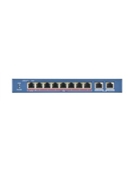 Acheter HIKVISION BASIC DS-3E0310HP-E HIKBASIC. Commutateur PoE 8 ports cuivre 10/100 (8 ports PoE + portée étendue 250 m) + 2 p