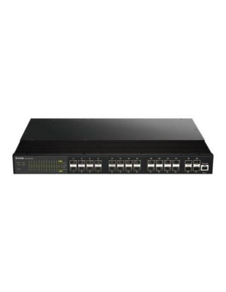 D-link DIS-700G-28XS D-link. Interruptor industrial de 24 portas de cobre 100/1000 + 4 SFP 1Gbps / 10Gbps. Layer gerente 2+. Fon