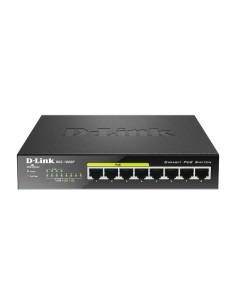 D-LINK DGS-1008P D-LINK kaufen. 8-Port-10/100/1000-Kupfer-Switch (4 PoE-Ports). PoE max. 68 W (siehe Tabelle). S
