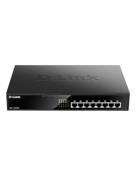 Acheter D-LINK DGS-1008MP D-LINK. Switch PoE+ à 8 ports cuivre 10/100/1000. PoE 140 W max. (consulter le tableau). Non administr