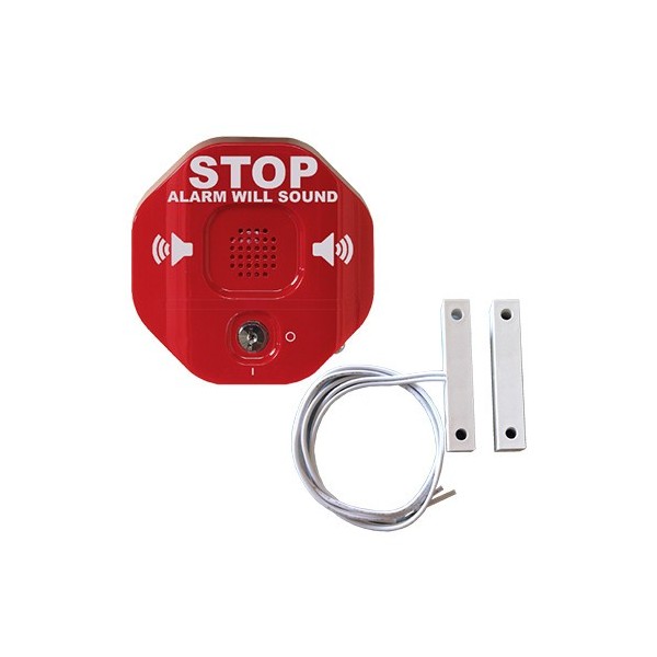 Sti sti 6402 sti. Alarme para saída de porta de emergência de folha dupla. Cancelamento por chave.