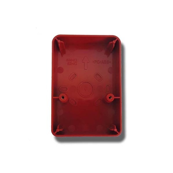 Fireclass d-boxr fireclass. Base alta para as sirenes FC440. Cor vermelha