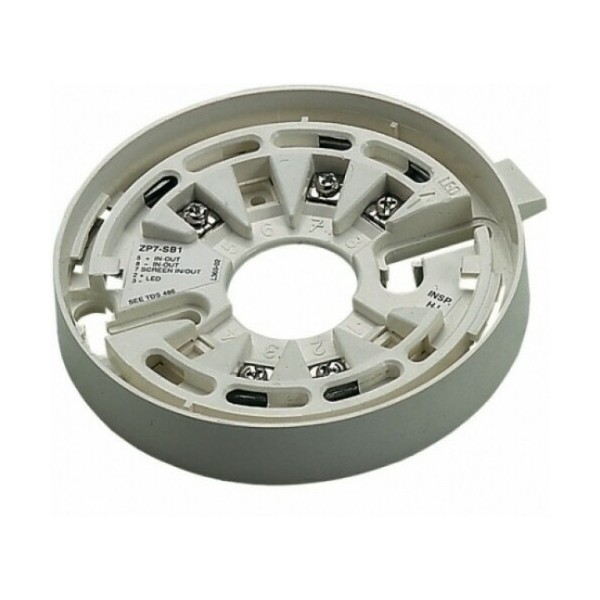 Ziton zp7-sb1-p ziton. Base de superfície para sensores analógicos ZP700 / ZX800 Series