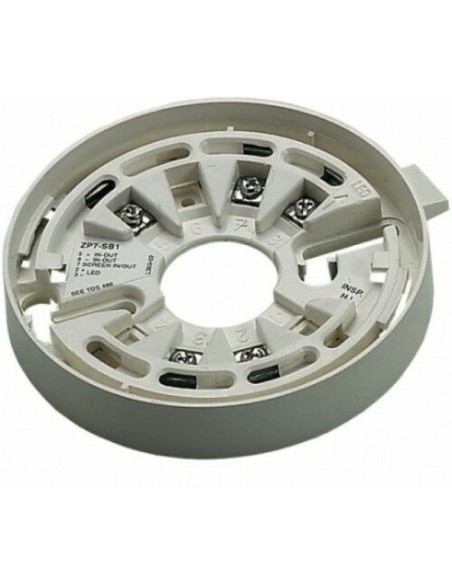 Ziton zp7-sb1-p ziton. Base de superfície para sensores analógicos ZP700 / ZX800 Series